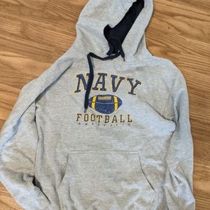 Navy football hoodie